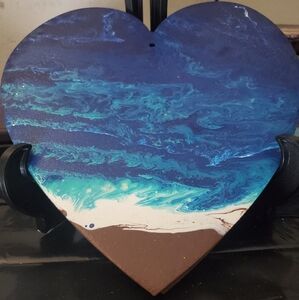 I ❤️ THE BEACH #2 9x9